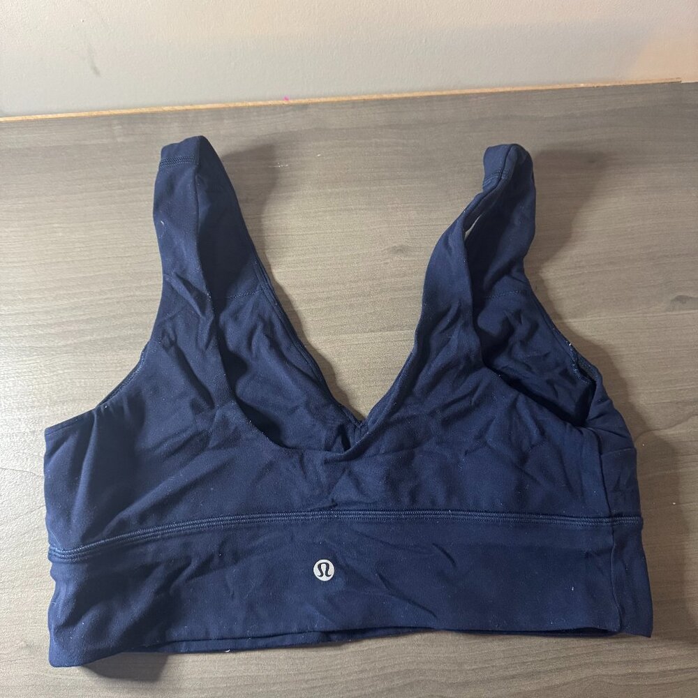 Lululemon Align Bra C/D Cup Size 12, Navy - Picture 2 of 2